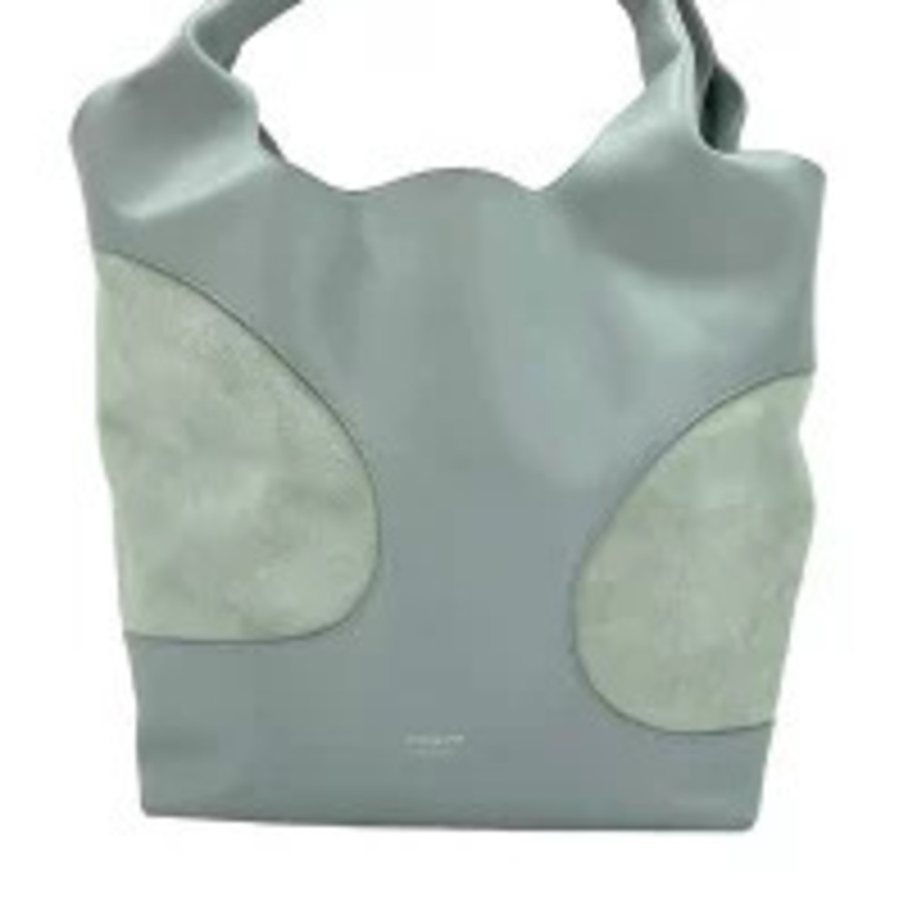 Salvatore Ferragamo Leather Hobo Shoulder Bag Blue